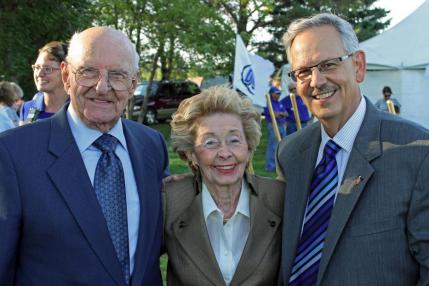 Paul and Donna Christen with Bishop Ough