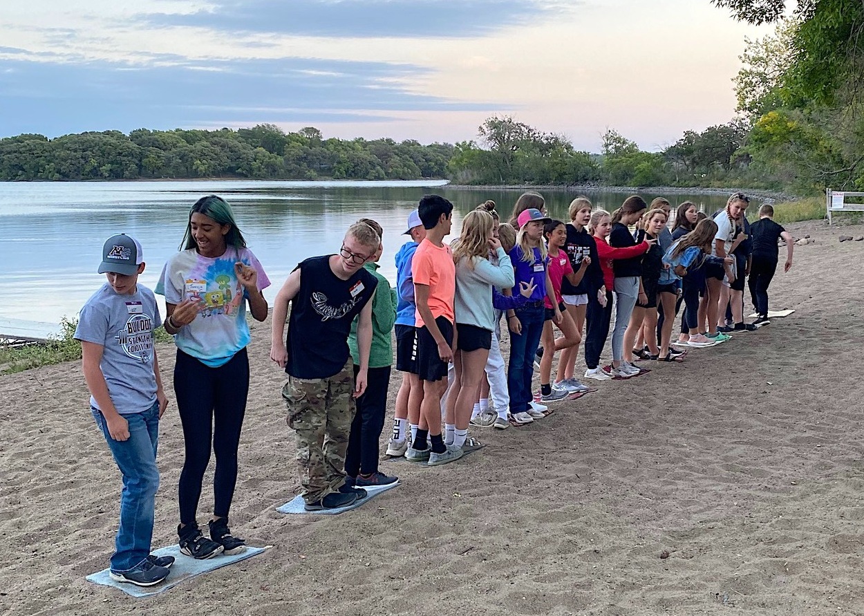 Exercise on the beach