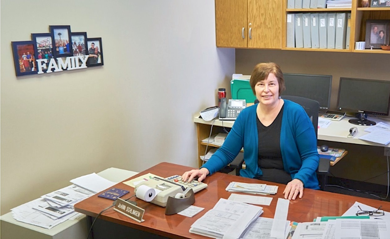 Joann At Desk