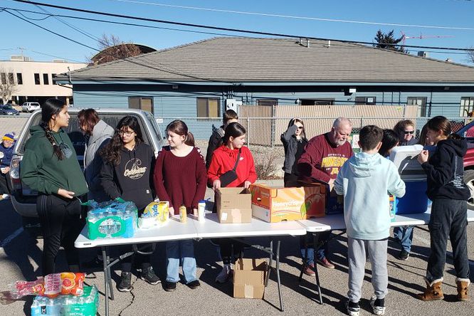 Serving a meal in Rapid City