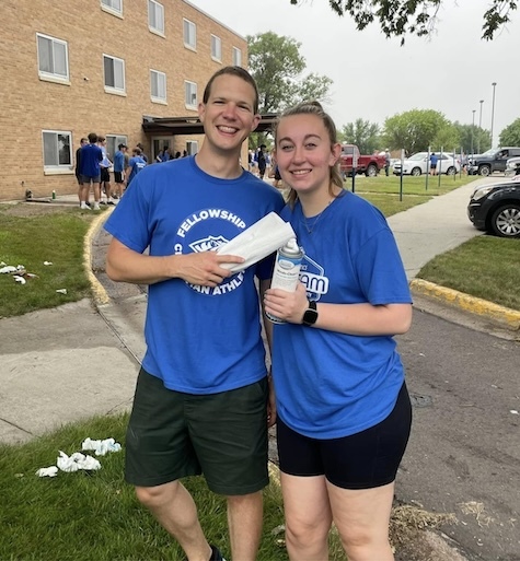 Rev. Purcell and Anna at University