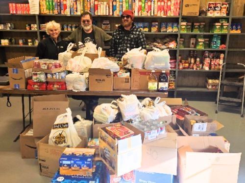 Wall Food Drive boxes