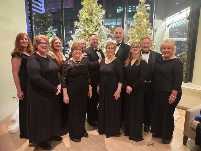 group in formal attire