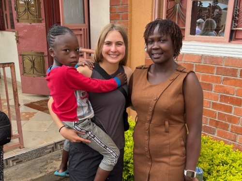 Lizzie in Uganda