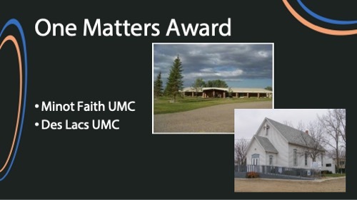 One Matters Award slide