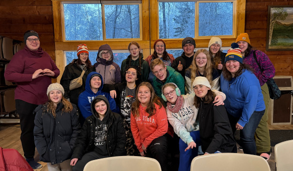 Winter Youth Camp group photo