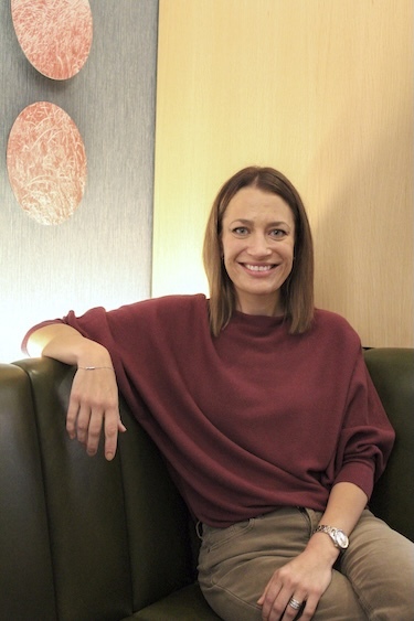 Woman Sitting on sofa
